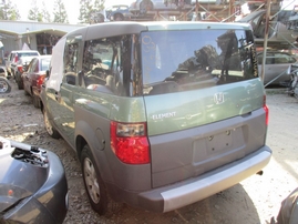 2003 HONDA ELEMENT EX OLIVE GREEN 2.4L VTEC AT 2WD A16375